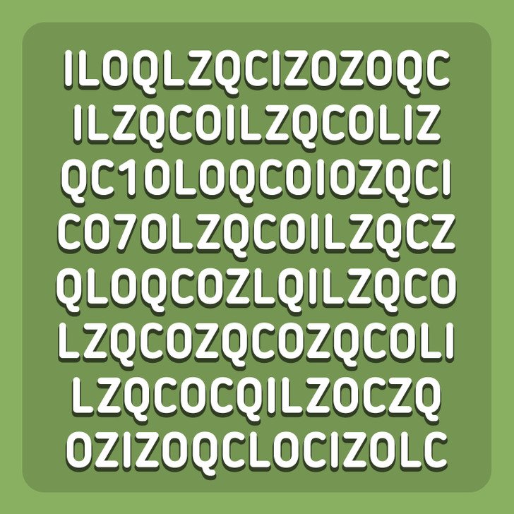 El número 170 se escondió entre las letras de abajo. Comenta Logrado si lo encuentras.