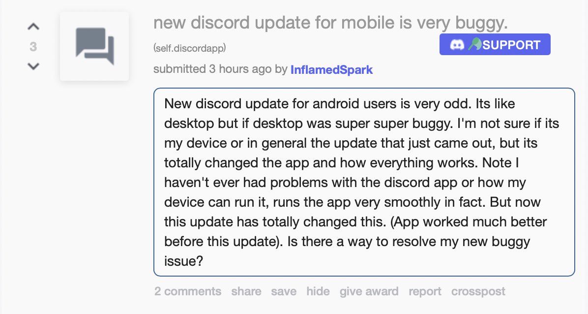 sandofsky's tweet image. Discord rolls out React Native to Android.