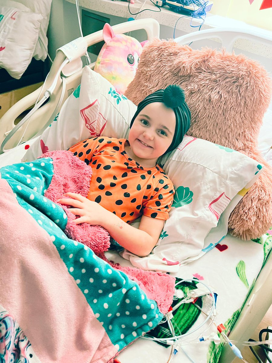 BeSomeonesCure's tweet photo. @BrittanyLynne @PatrickMahomes Hey Patrick can you take a few minutes to send Addie some love?  She had her life-saving bone marrow transplant a few days ago  and has had a rough time. She's a big @Chiefs fan and a little hello would brighten her day! https://t.co/73dhSCAUj9