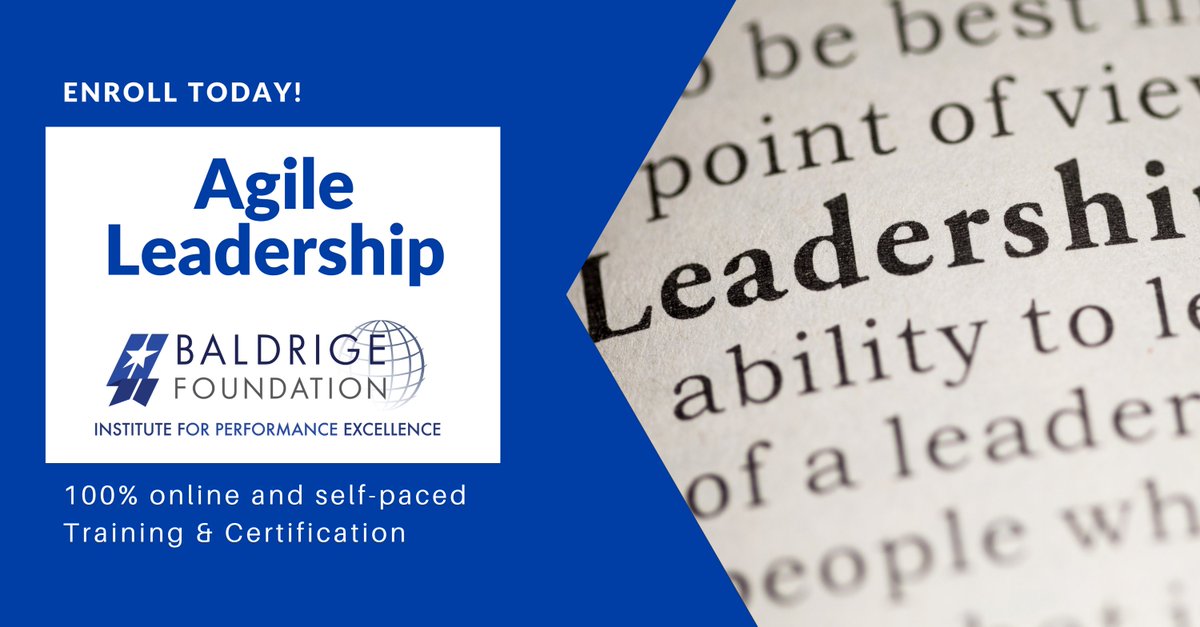 BFIPEX's tweet photo. Agile values and principles encourage leaders to use collaboration and empower others to grow and share in decision making. We offer affordable, 100% online training and certification in #AgileLeadership. Enroll today!  https://t.co/Y5TCoImW7M 
@SixSigmaGlobal  
@BaldrigeFdn https://t.co/cHphFzbIps