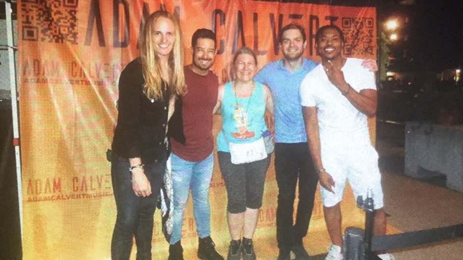 CathyLovesRafa's tweet photo. Had a wonderful time, as I always do, at the @DelStateFair ! One of the best parts was seeing Adam Calvert and his band! PLEASE have them back again next year! #DelawareStateFair https://t.co/c8lH86LqVR