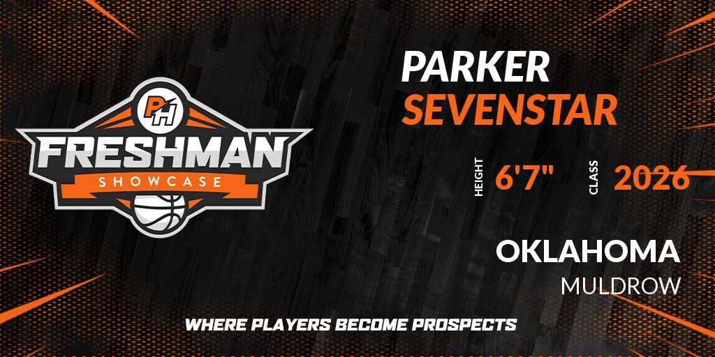 Welcome Class of 2026 Parker Sevenstar (@parker7star) of Muldrow HS to the @PrepHoopsOK Freshman Showcase @ The HIVE Sports Complex. 🔥🏀 #PHFreshmanShowcaseOK 🏀🔥 Register NOW! 👇 events.prephoops.com/e/483/register…