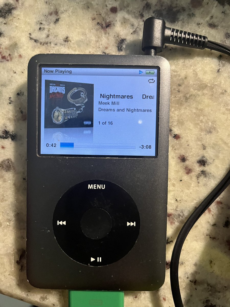 Found Old Faithful cleaning up my closet today. Got me through a few deployments. This is still one of my favorite Apple Products. #AppleiPod #iPod