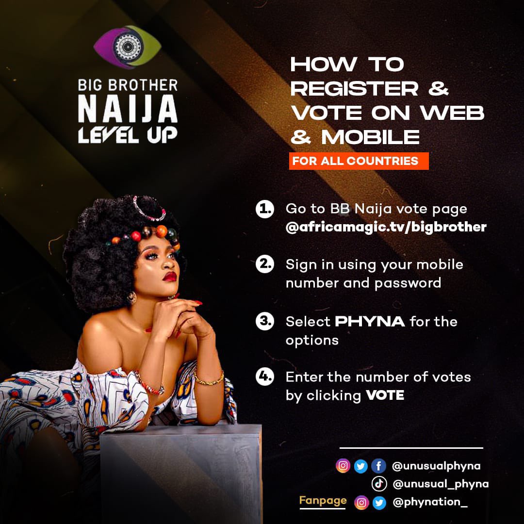 Please phyna is not strong, I repeat phyna is not strong so please don’t feel relaxed and please vote your phyna.. Without phyna there is not BBNS7 #BBNaija #BBNajia #phynation