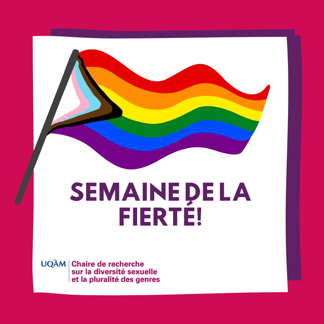 Bonne semaine de la fierté à toustes! 🎉🌈#prideweek Du 1er au 7 août, profitez d’une programmation haute en couleur! Les journées communautaires auront lieu les 5 et 6 août, le défilé se déroulera le 7 août! Programmation complète de @FierteMTLPride 👉 bit.ly/3BAf1Cg