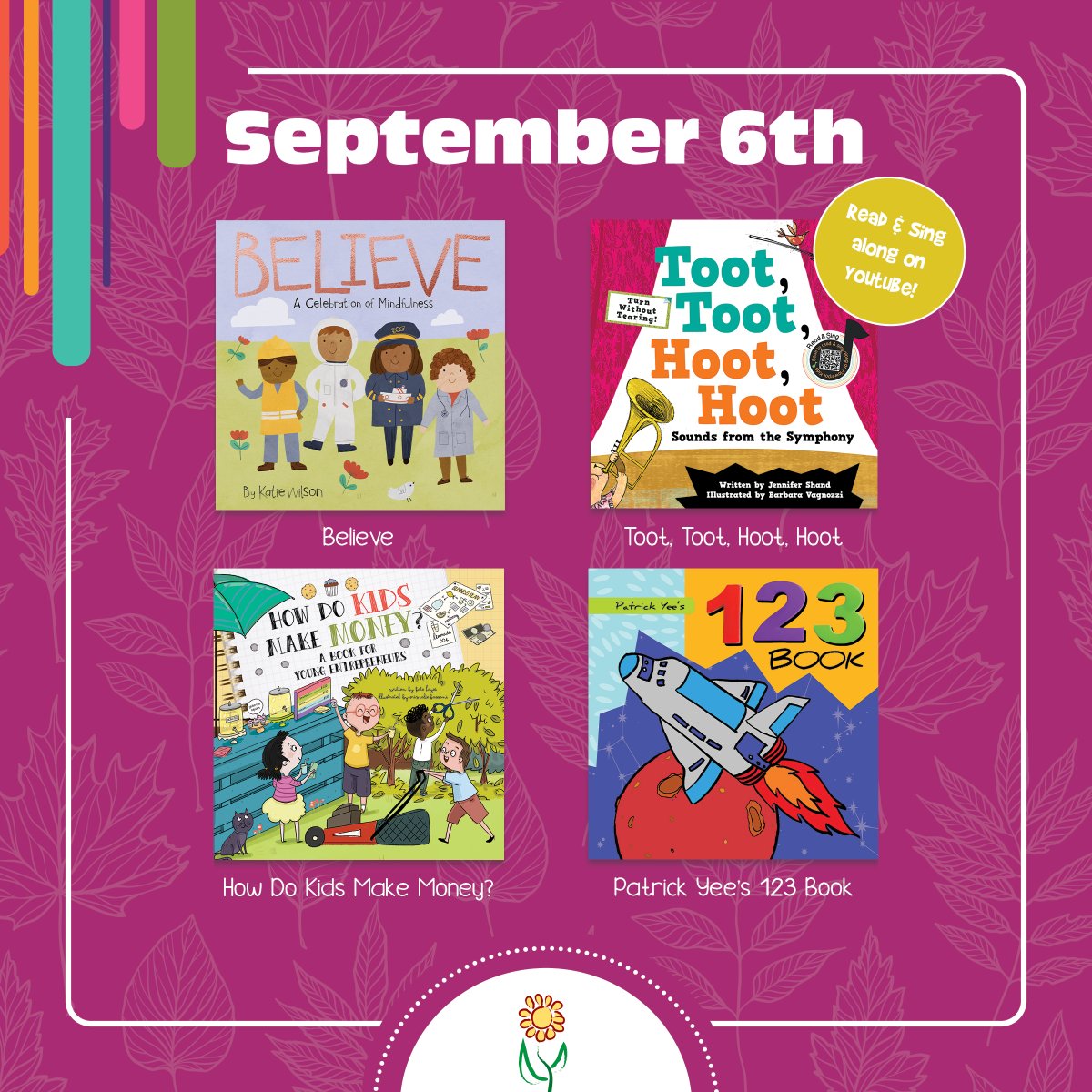 FlowerpotPress's tweet photo. We've got some great new books coming your way this fall! 📚🍂 https://t.co/7tAekrSlfp