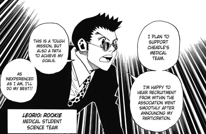 I really forgot leorios involvement really did make a good portion of hunter applicants 