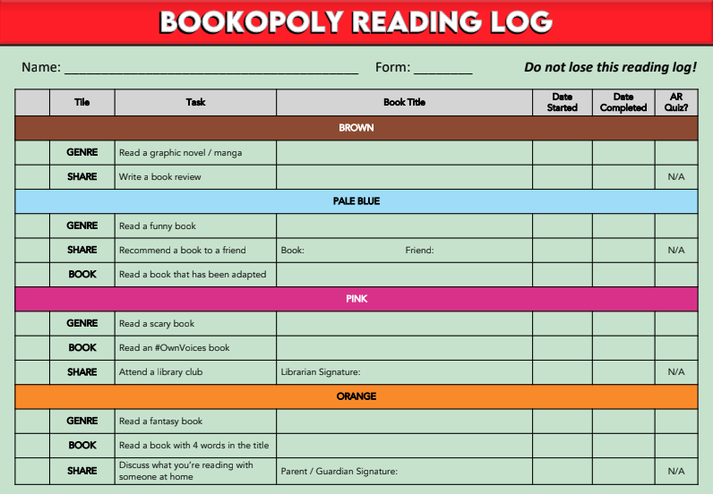 TCEA's tweet photo. Here's a great way to challenge your students to keep #reading! Check out the Bookopoly Reading Challenge created by @CrookedQuillUK! 

https://t.co/VE0MFGUCA9  
#edchat #librarytwitter #learning #ela https://t.co/zSZyEY6Jwd