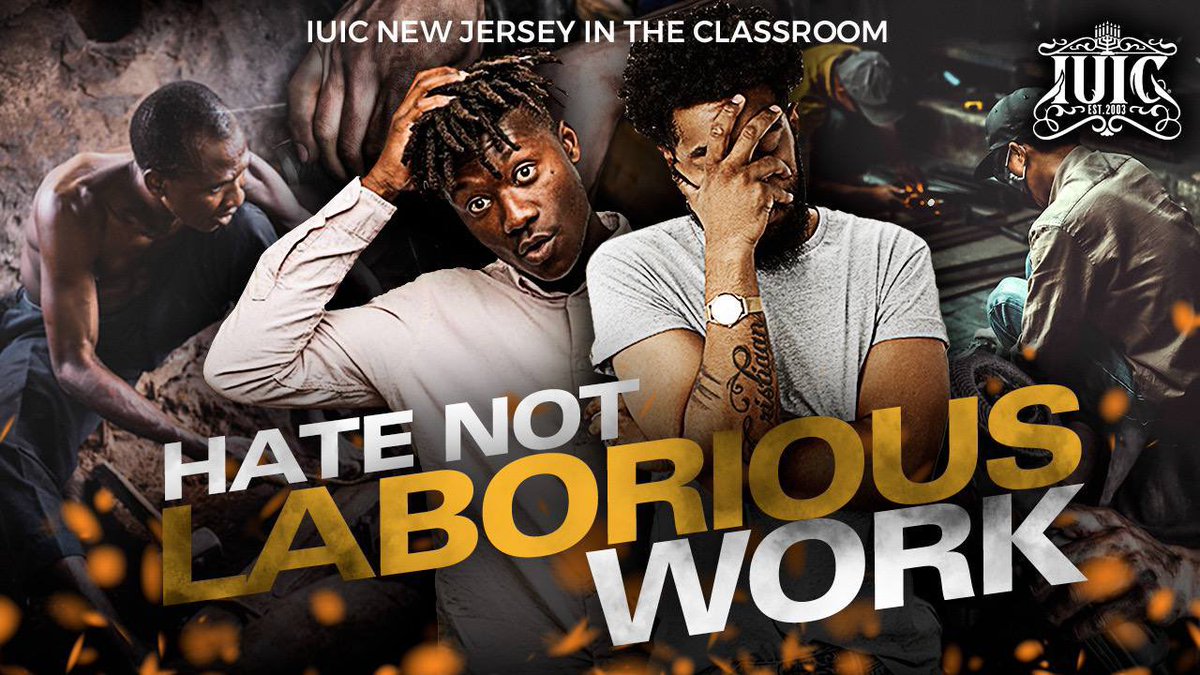 IUICNewJersey's tweet photo. 🚨🚨Premiering At 6PM Wednesday Check Out Our In The Classroom Video | #Hate Not #Laborious #Work
WATCH📺 COMMENT💬 SHARE🔄 LIKE👍🏿 SUBSCRIBE🛎
👉🏾 https://t.co/meF2kHQvQC
Visit our YouTube channel for more content:
https://t.co/riTtXHu3Gw https://t.co/oyJfEaivfv