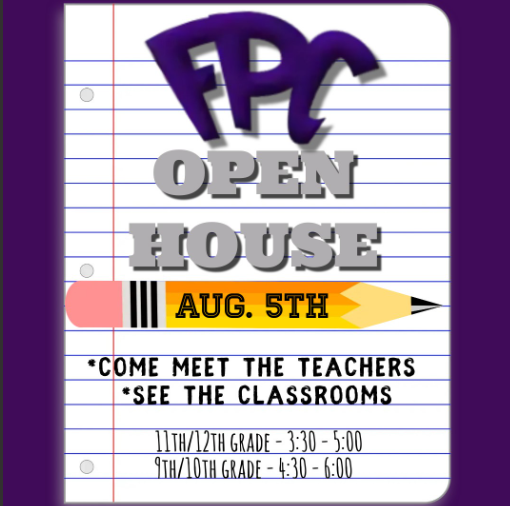 FPCentralCobras's tweet photo. Attention Students!!! 
Open House is Friday, August 5th.  
Please adhere to the listed time slots...
(11th &amp; 12th - 3:30 to 5:00pm) 
(9th &amp; 10th - 4:30 to 6:00pm)
*Receive your schedules.
*Meet your teachers.
*Get involved in Clubs &amp; Athletics. https://t.co/3eJtgsM1wO
