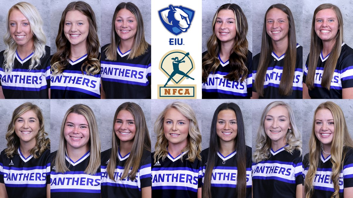 EIU_Panthers's tweet photo. The @EIU_Softball had 13 players earn Easton/@NFCAorg  All-America Scholar-Athlete Honors with a 3.5 or higher GPA.

As a team EIU posted a 3.52 team GPA, one of 66 NCAA Division I schools with a 3.5 or higher GPA this year.

Academic Release 🥎🎓⬇️👀👏
https://t.co/TnCAjJZVVT https://t.co/Y9ZvbYMKjR