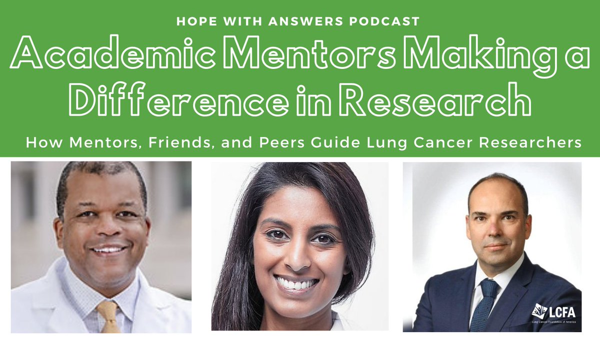 lcfamerica's tweet photo. “Mentors are those guiding lights ...” Hear researchers discuss the benefits of having mentors on your professional journey when following a #lungcancer speciality. #livingwithlungcancer #LCFAresearch #WLCD22 @DrJNaidoo @ChristianRolfo @DavidCookeMD https://t.co/e0l8U3N70G https://t.co/uZODdG2srx