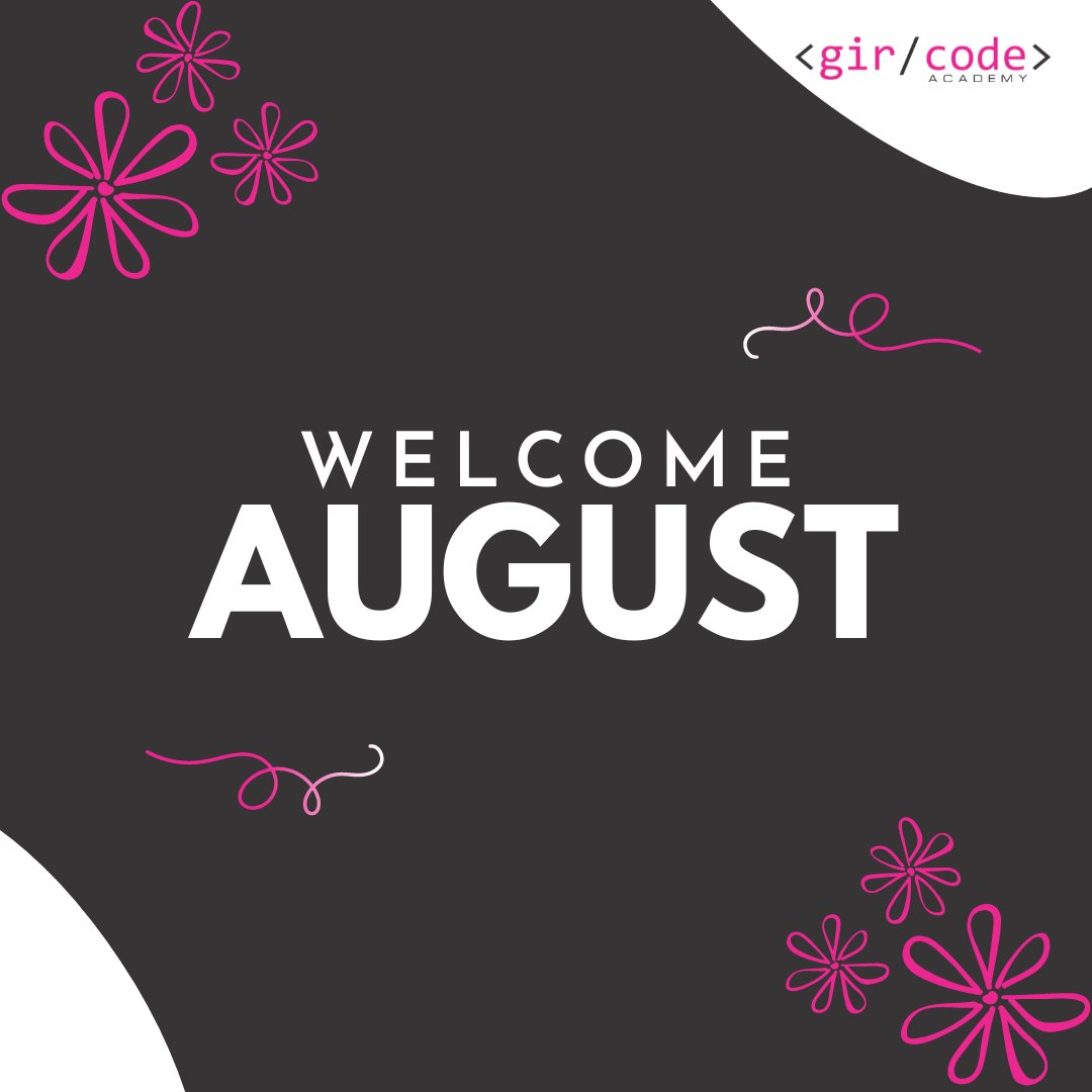 GirlCodeAcademy's tweet image. It&apos;s another time to get things done and get them right. 

Cheers to August!🥂

#girlpower #gircode #Girlcodeacademy #growth #iamremarkable #keepwinning #love #bold #happynewmonth