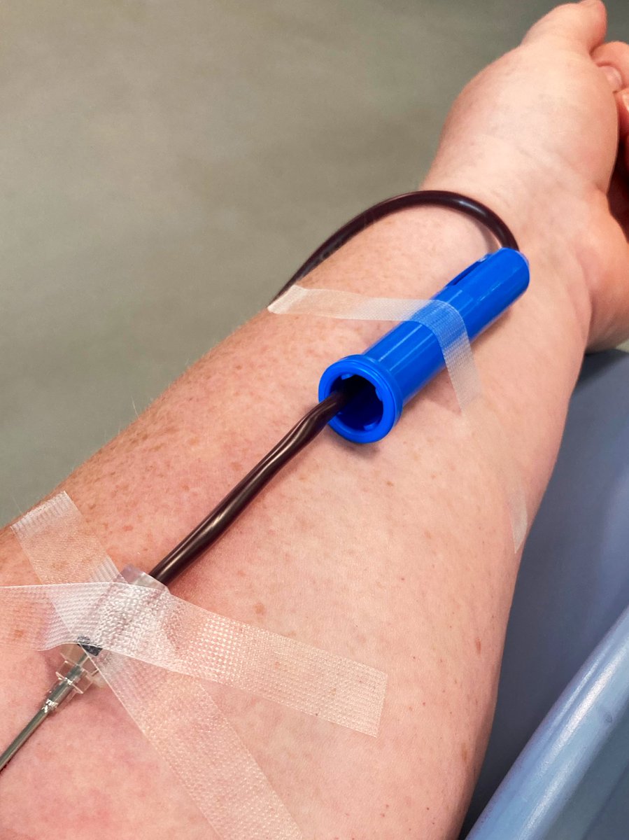 DukeLynsay's tweet photo. No #AHPsActive today as I was giving blood! But will be on it tomorrow! Oh and if you can give blood, please do consider it! You can save up to 3 lives and get paid in biscuits! @GiveBloodNHS it only takes a few minutes and โฆ it could be your life thatโs saved! #ROblood https://t.co/44AHRi1zIA
