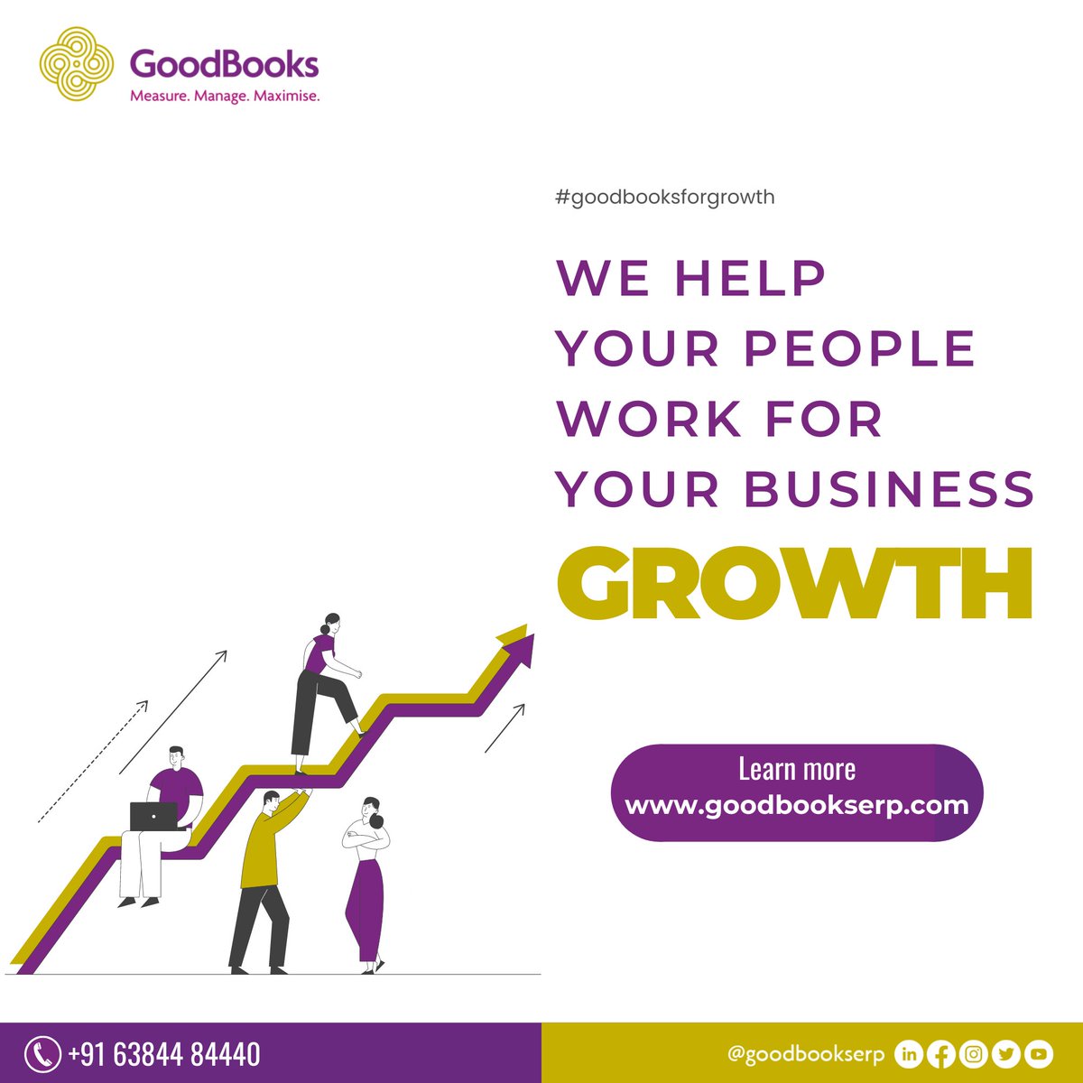 GoodBooks_ERP's tweet photo. Your organisation is only as extraordinary as your people, as it is them who build your business.
GoodBooks ERP solutions help you MEASURE well, MANAGE right and MAXIMISE your business GROWTH.
#GoodBooksforGrowth #goodbookserp
#ERP #CloudERP #CRM #HRMS #manpower #SaaS https://t.co/dzrBQXve41