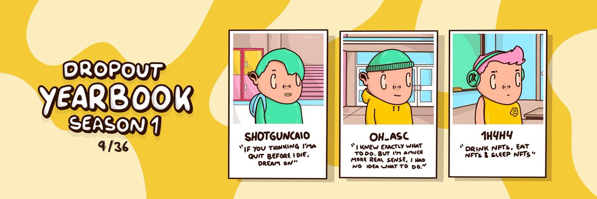 ATTENTION 👩🏻‍🏫

3 more kidz have been added to the yearbook 📒

Which quote do you relate with the most?