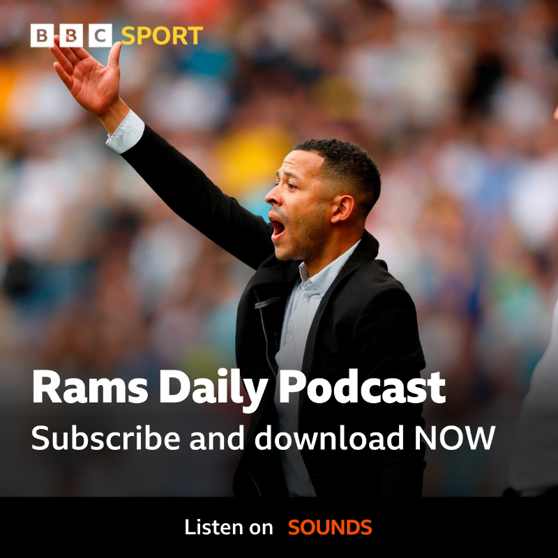 BBCDerbySport's tweet photo. Brand new episode of the Rams Daily podcast is out NOW!

@domjdietrich is joined by @psdpr and @martinfisherbbc to discuss...

⚽️ Derby County 1-0 Oxford United

🐏 Liam Rosenior

💰 Recruitment and agents 

❔ Lewis Dobbin

#DCFC