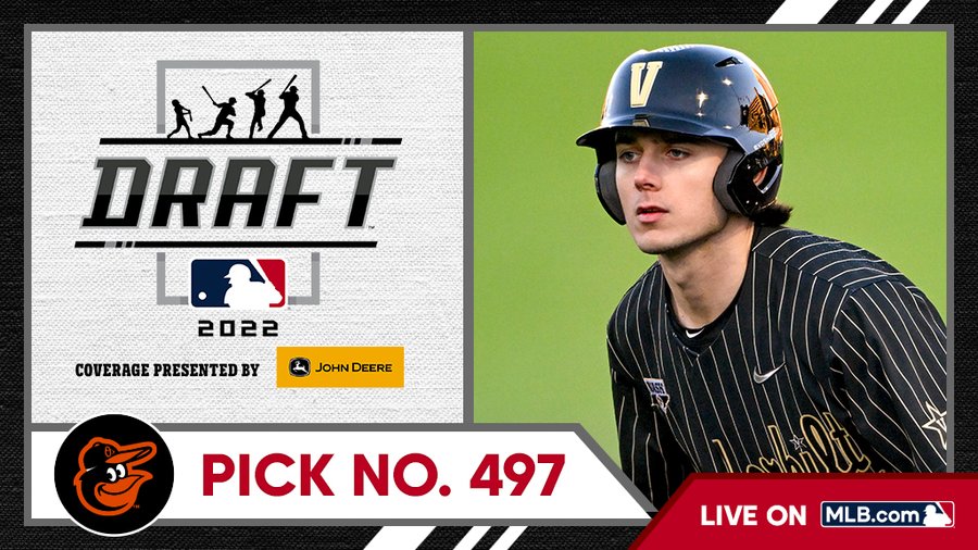 17th-rder Carter Young signs with <a href="/Orioles/">Baltimore Orioles</a> for $1.325 million ($1.25 million counts vs pool). <a href="/VandyBoys/">Vanderbilt Baseball</a> SS, hit .207 with 7 HR this spring, switch-hitter with 20-HR potential, good instincts &amp; solid defense. I did not see this one coming at all. <a href="/MLBDraft/">MLB Draft</a>
