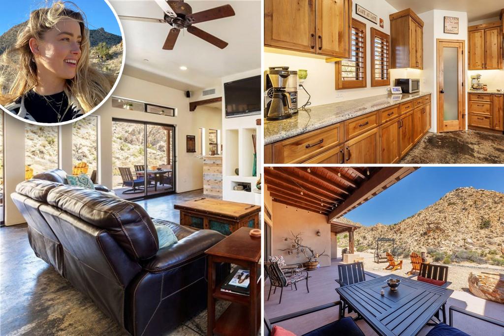 nypost's tweet photo. Amber Heard sells desert home as $8M Johnny Depp debt looms https://t.co/Cbq8RW6AJN https://t.co/kgfZTHuAbz