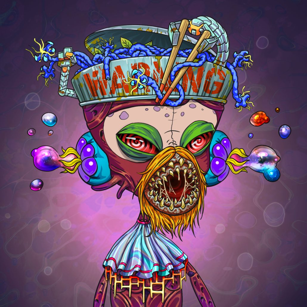 The Giveaways just don’t stop coming! It’s #mutantmonday so let’s give this insane Mutant away to one lucky winner! 

Follow <a href="/MoonApeLab/">Moon Ape Lab</a> @MoonieMal
Like &amp; Retweet
Tag 3 NFT buddies

#NFTGiveaway #NftMint