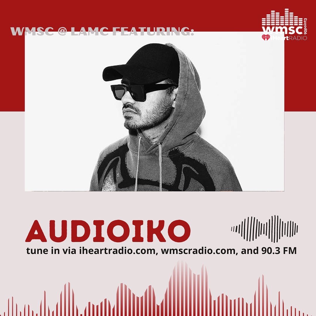 Episode 5  of "WMSC @ LAMC" is all of the chill/EDM vibes you need,  featuring interviews with <a href="/audioiko/">AUDIOIKO</a> , Di Wav and <a href="/MONARETA/">MONARETA</a> . Tune in today  at 4 to 5PM EST at 90.3 FM, wmscradio.com, and the iHeartRadio app/site. ✨