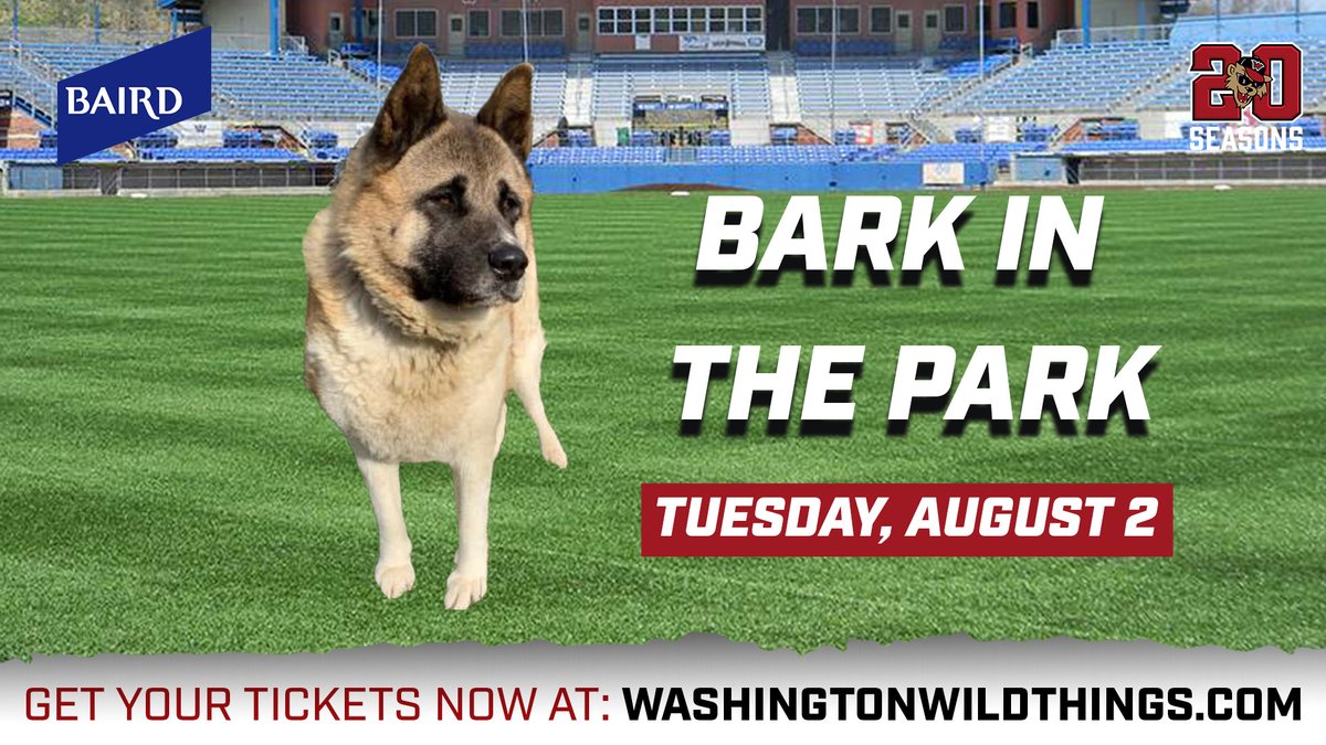 WashWildThings's tweet photo. Bring your dogs to the game tomorrow for Bark in the Park! Our Ambassador Animal, Sulou the Akita is looking for her forever home. Help us, help her. All ticket proceeds benefit the Washington Area Humane Society.

🎟: https://t.co/8WZkPijLMP
🐶: https://t.co/JC07t5exlh https://t.co/w4cWyvZbwI