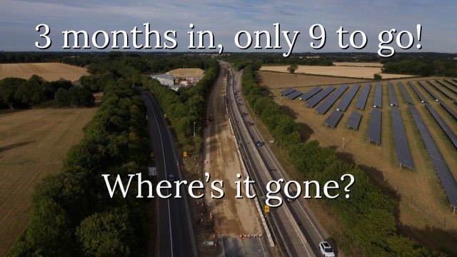 pinkspitfire4k's tweet photo. Watch a short clip on the A11 July Progress and 3 months into the 12 month project.
YouTube https://t.co/BStvfrV2uu

#a11 #roadworks #norfolk #construction https://t.co/1ALtVMjOem