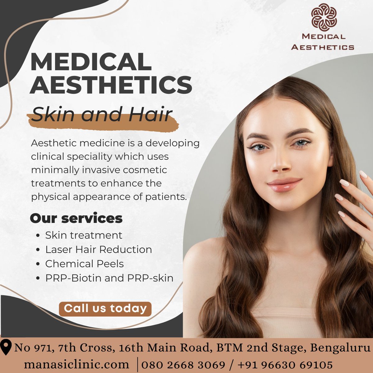 ManasiClinic's tweet photo. We offer a range of non-Surgical and non-invasive services designed to improve the way you look and feel about yourself and to increase your confidence and self-esteem.
📲 +91 9663069105 / 080 2668 3069
Visit - https://t.co/x5FldaI1L2
#Aesthetics #skincare #haircare #DrSumanSingh https://t.co/z0cv8RAGAP