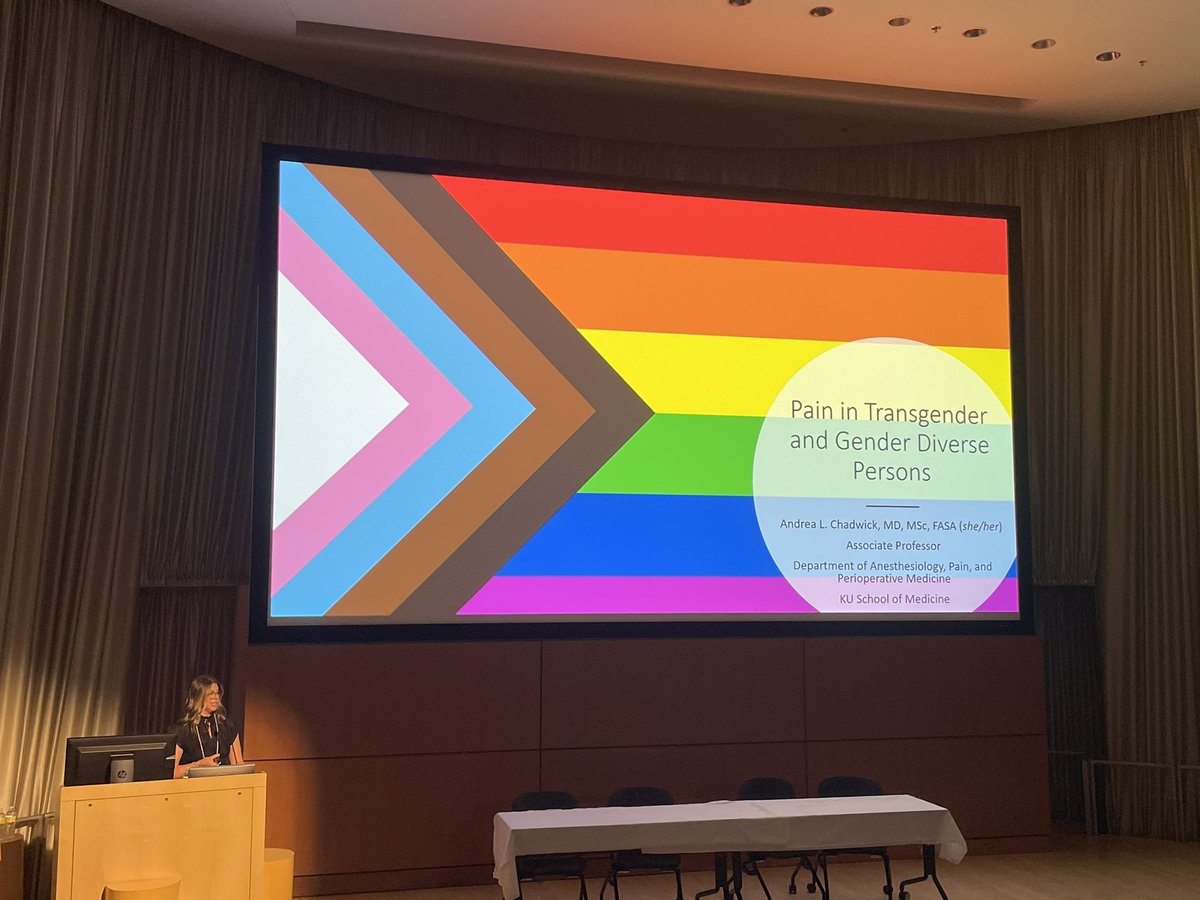 Lindsey C. McKernan (@lcmphd) on Twitter photo Really important work by <a href="/anniechadwickmd/">Andrea Chadwick</a> on pain in transgender persons and the role of sex hormones in pain processing. Very powerful, informative, and clear that more research is needed. Really important work by <a href="/anniechadwickmd/">Andrea Chadwick</a> on pain in transgender persons and the role of sex hormones in pain processing. Very powerful, informative, and clear that more research is needed.