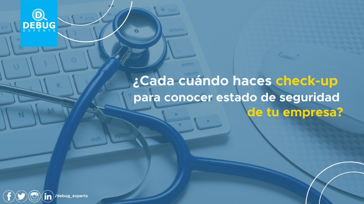 Debug_Experts's tweet photo. Así como cuidamos de nuestra salud, es importante que los encargados de #TI evalúen los puntos que se deben mejorar dentro de la infraestructura en materia de #seguridad.

¿Conoces cuáles son esas áreas en las que tu empresa debe mejorar la seguridad?

#Pymes #ciberseguridad https://t.co/0VnBQ8Jw4z