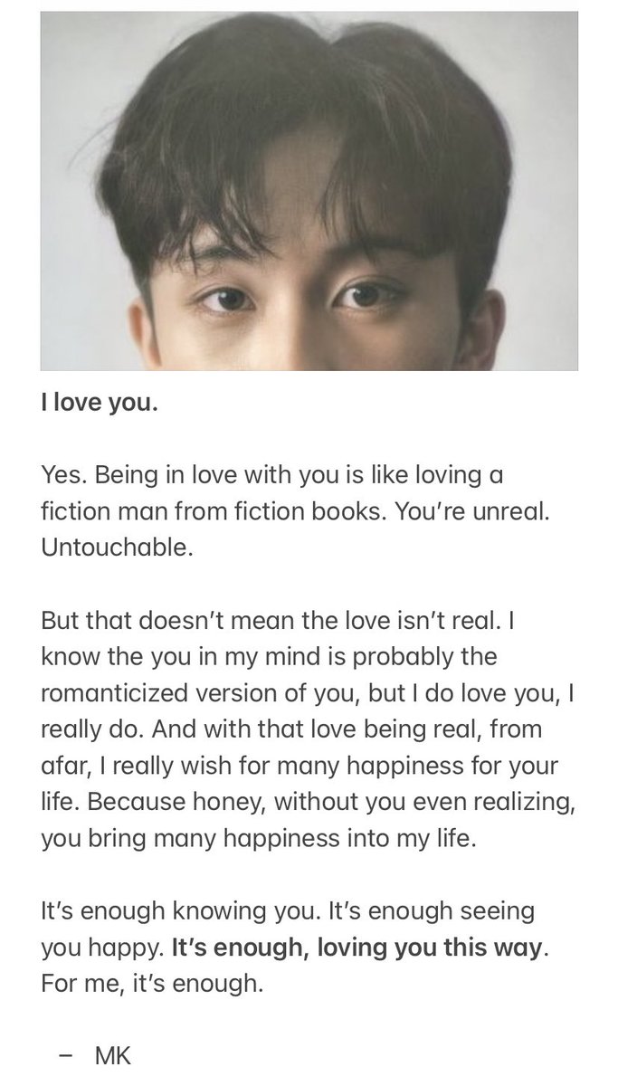 karya - loving you this way, is enough. it teaches me how to love without wanting to be loved back. it teaches me sincerity.