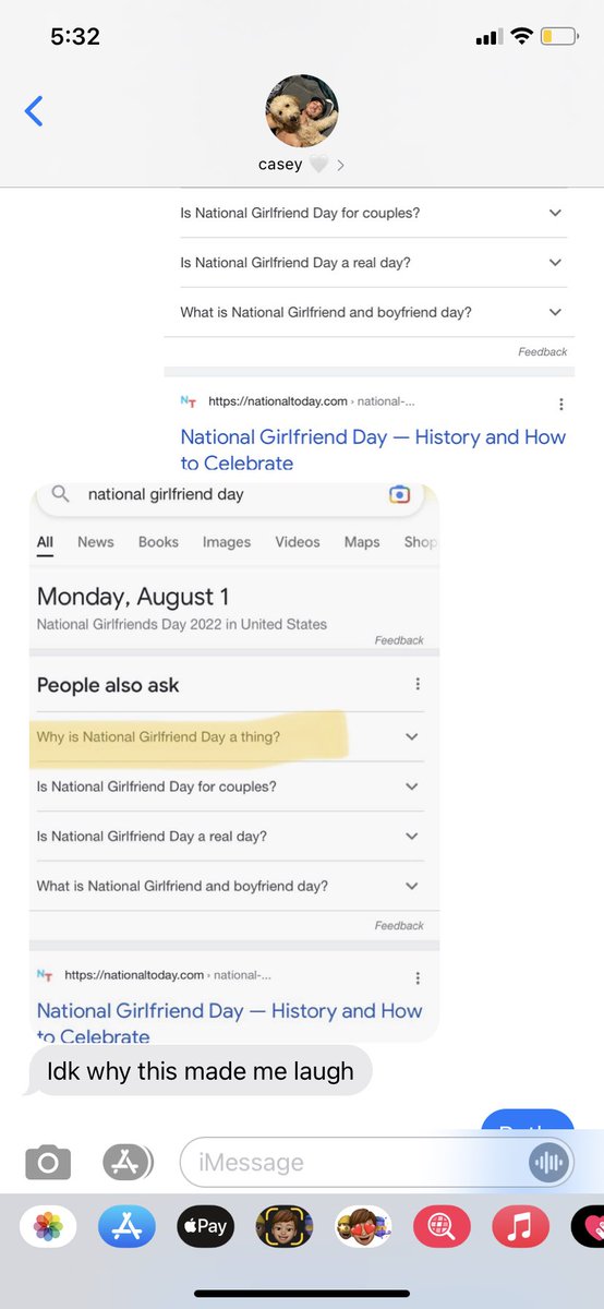 KatieTimme's tweet photo. @aloharaven_ my boyfriends response to learning about it being national girlfriend day is my 13th reason https://t.co/wQzvrP8nlq