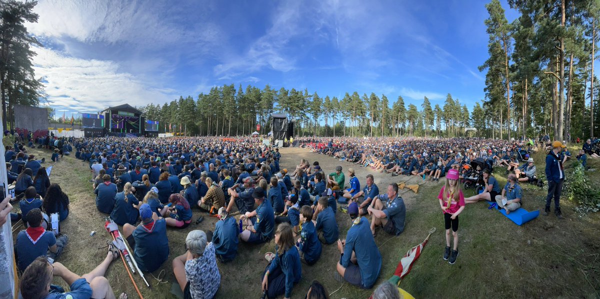 jamboree_se's tweet photo. Nu är #Jamboree22 i full gång! (Foto: @frick) https://t.co/hs2UG9qMhA