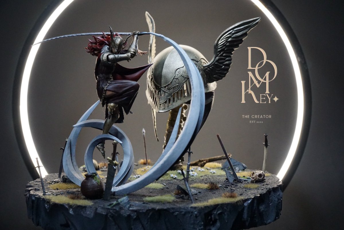DominicDomkey's tweet photo. 06: Malenia : Elden Ring Build  . This build will also be on sale on my Etsy store within the next few days  #eldenring #malenia #diorama #terrainbuilding #gaming #fromsoftware #crafting #3dprinting #phrozen #ps5 #xbox #pc #statue https://t.co/tN1D0TtuaF