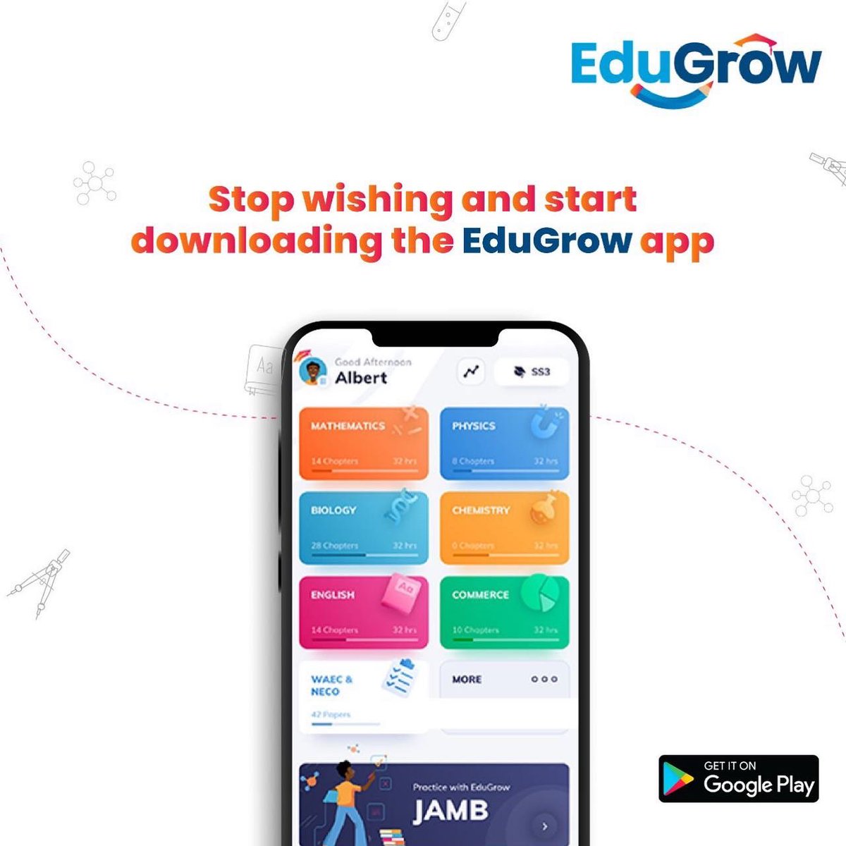 EdugrowLearning's tweet photo. Save yourself the hassle of studying from multiple books. All you gotta do is click on the link in bio and download the EduGrow app. 
Enjoy learning today!

#EduGrow #learningapp #happylearning #enjoylearning #studygram #studyseamlessly #easylearning #studygram #studymotivation https://t.co/0DmSFpzotk