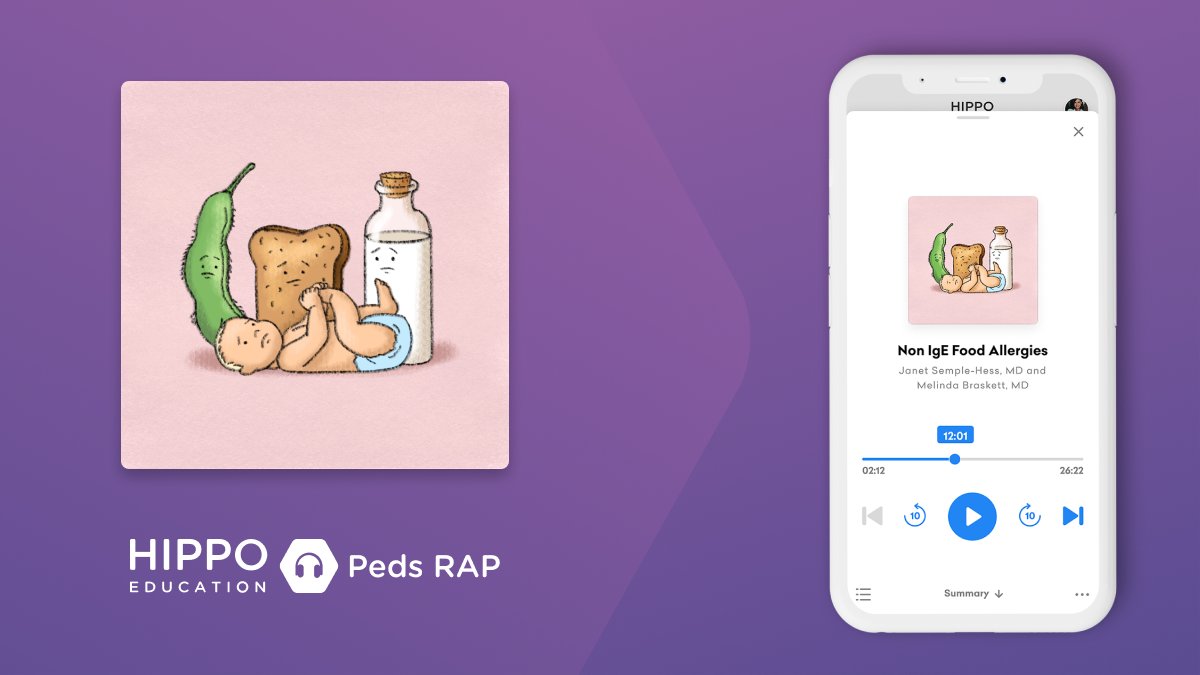 On this month's #PedsRAP, #CHLA allergy and immunology expert Dr. Melinda Braskett digests all the different aspects of #foodallergies 🥜🍼🐡🥚for us: true allergies, intolerances, FPIES, eosinophilic esophagitis, food protein proctocolitis, and more! hubs.ly/Q01h_bMQ0