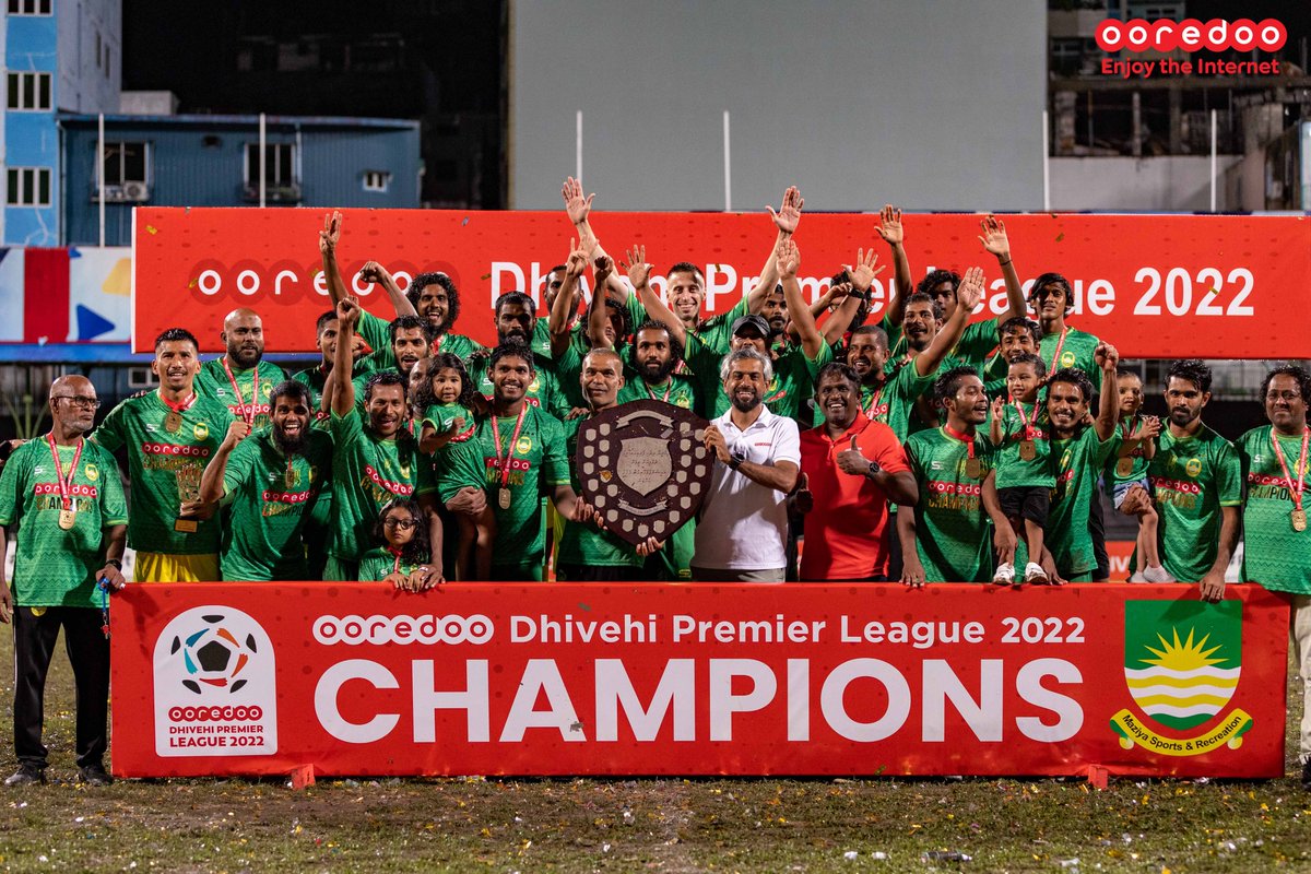 OoredooMaldives's tweet photo. Congratulations to the champions of #Ooredoo @DPLMaldives @MaziyaSr for their impressive performance throughout the league. 🎉🎉🎉
Kudos to all the teams who participated and gave a good fight making the league more interesting.
It was a delight to be a part of #ODPL. https://t.co/FHtKTlQwFy