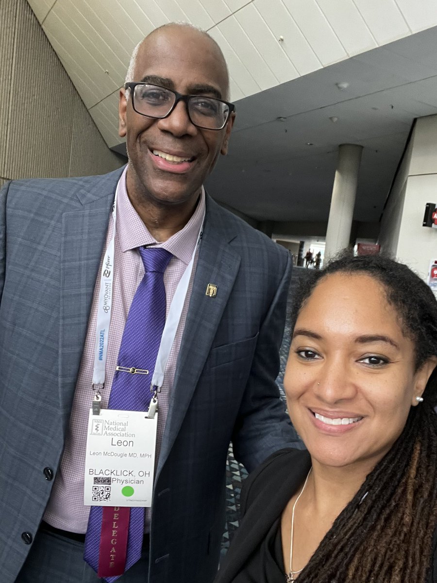 I had a chance to meet @McDougle2020 from @OhioStateMed at the #NMA2022ATL 

Appreciate his words of wisdom. 

@NationalMedAssn