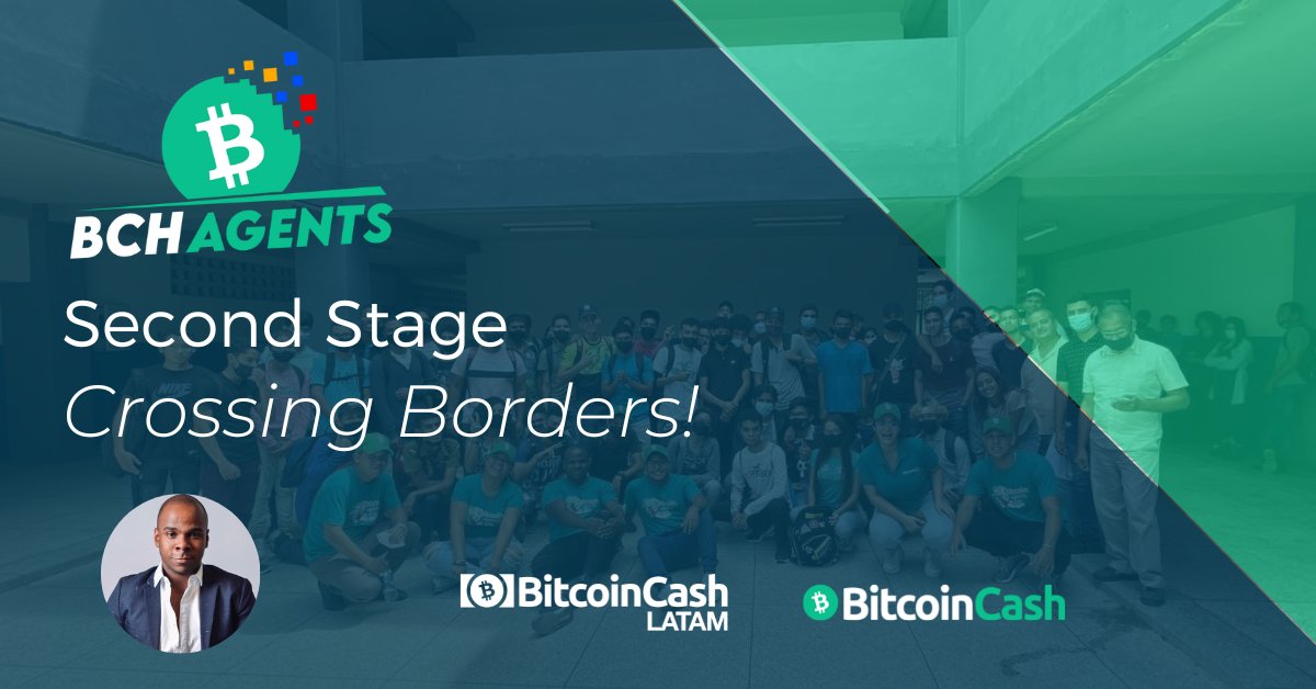 We told them that we would continue with our work and here we are...

A NEW ERA for <a href="/bchlatam/">Bitcoin Cash Latam: Construye tu prosperidad BCH</a> and our second stage is called: BCH Agents - Crossing Borders!

Support us in our new #Flipstarter with new technologies &amp; plans

#WeAreBCHAgents
#SomosBCHAgents

flipstarter.bchagents.com/en