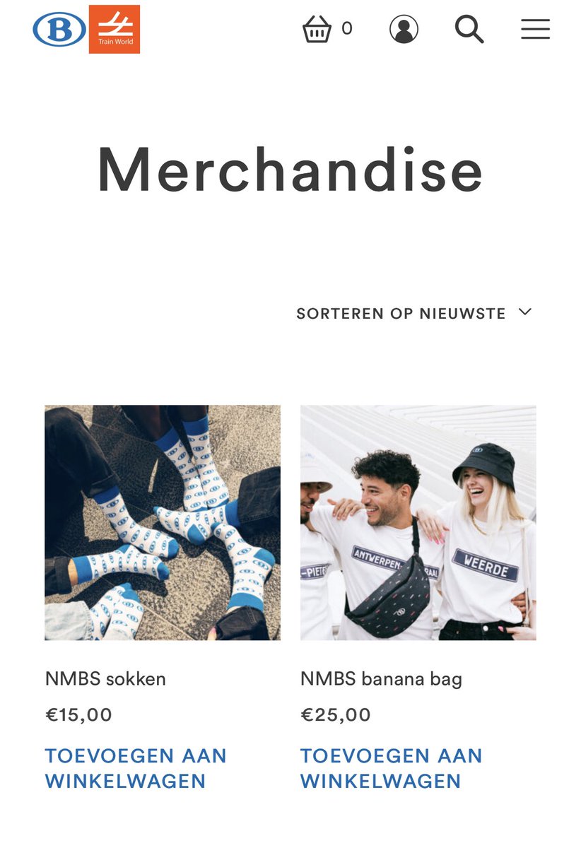 Ik: graag stipte treinen en meer reiscomfort

NMBS: sokken, fellow kids? 😎