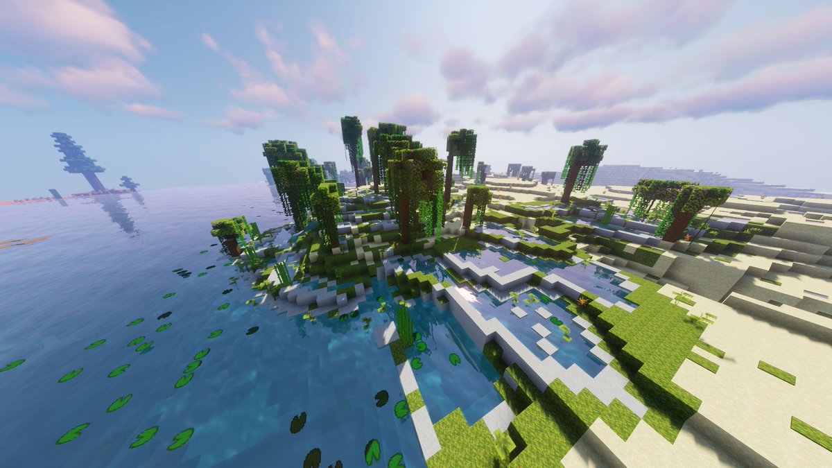 Axo_LOTL_MC's tweet photo. Our custom world for season 9 has some amazing views, come see for yourselves!!! 
#Minecraft #MinecraftServer https://t.co/eV6JaN9iuo