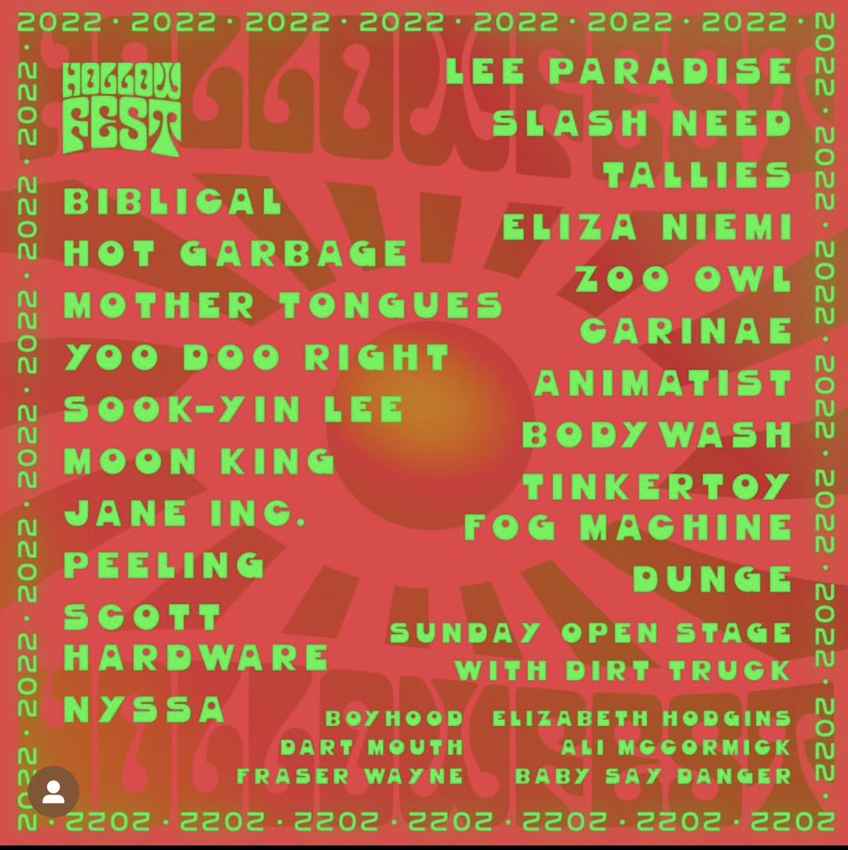 Our first show in 3 years will be Sept 16-18 at hollowfest.com