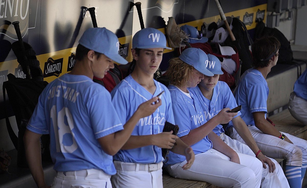 RickWoodMJS's tweet photo. The Milwaukee Brewers announced the trade of pitcher Josh Hader during a  little league at American Family Field, Monday, Aug 1, 2022. Shocked fans and players from the TPB Wildcats, quickly checked out social media instead of their game against the Rebels Baseball SW. https://t.co/X54eb9mguv