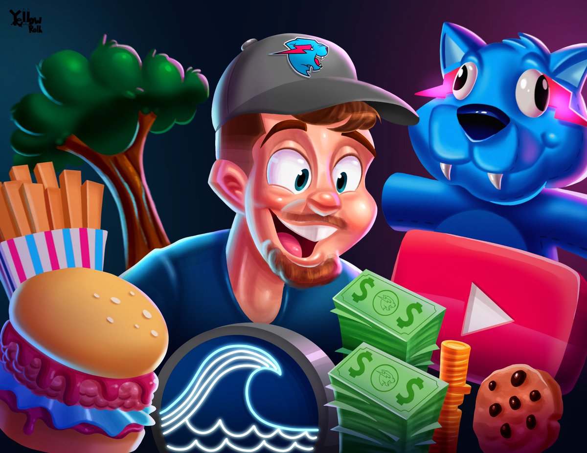 Congrats on 100 Million Subscribers <a href="/MrBeast/">MrBeast</a> ! 🥳 🎨 

It’s crazy to see how far you’ve come in just a few years. Never seen someone have such a huge passion for entertaining and helping others as you do, you deserve it 👑
