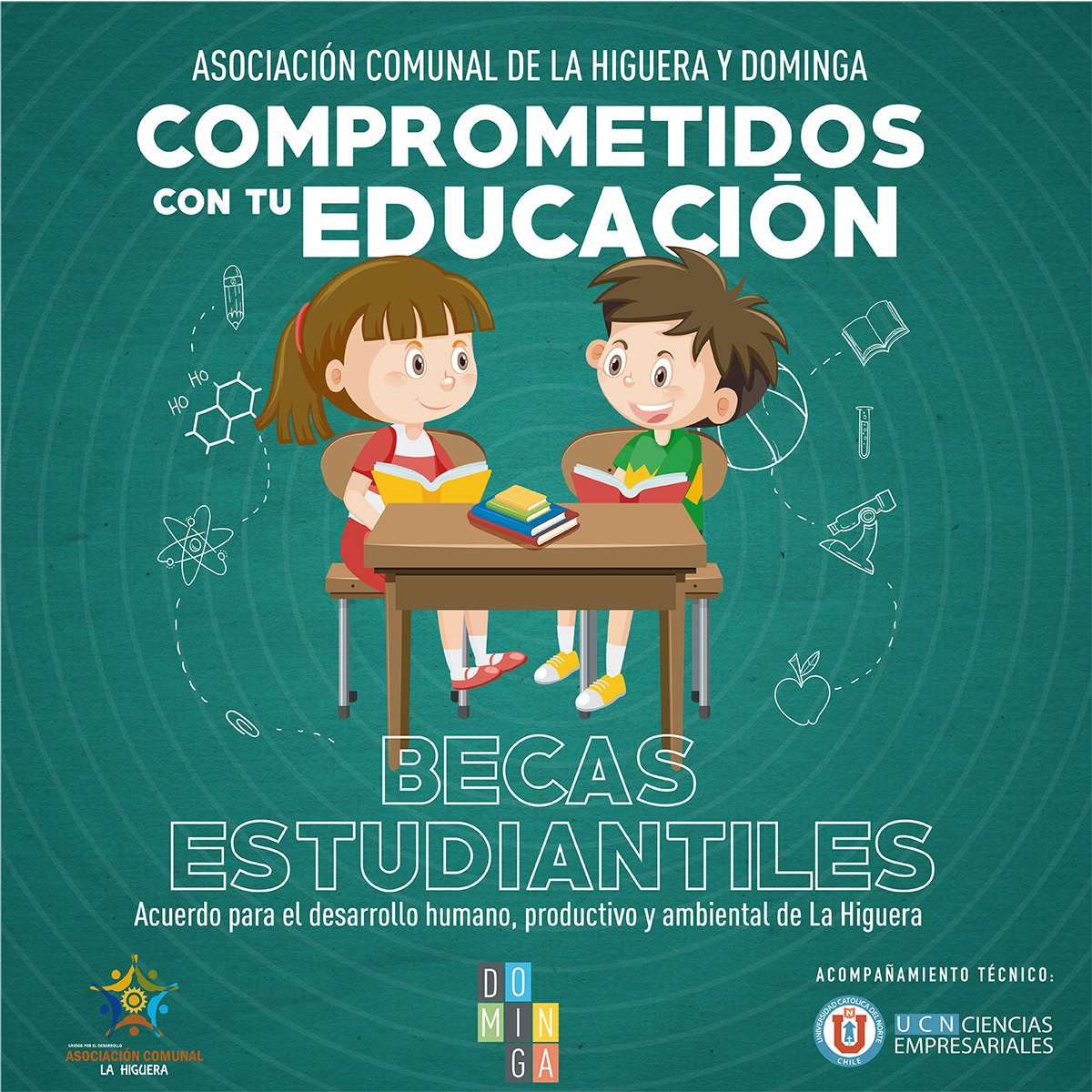 Mesa_Comunal's tweet photo. ✅¡ATENCIÓN JÓVENES DE LA HIGUERA! 
Ya esta disponible la página web 👉 https://t.co/HKBlhPv5Gw para que puedas postular a las becas estudiantiles 👩🏻‍🎓👨🏻‍🎓 para enseñanza media y educación superior de la @Mesa_Comunal y @ConoceDominga.

¡Te estamos esperando!🫱🏻‍🫲🏼👍🏻 https://t.co/s9Iu0CCiq2