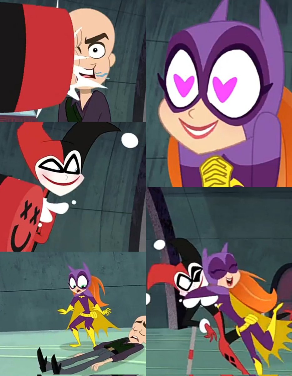 WolfergirlXD's tweet photo. As soon as I saw this, I said:
They are definitely #Batgirl and #HarleyQuiin from #DCSHG (#Babsleen)
(I don't think Babs would say that, but you have to admit she does fit role b) https://t.co/MLpLaZSrMK
