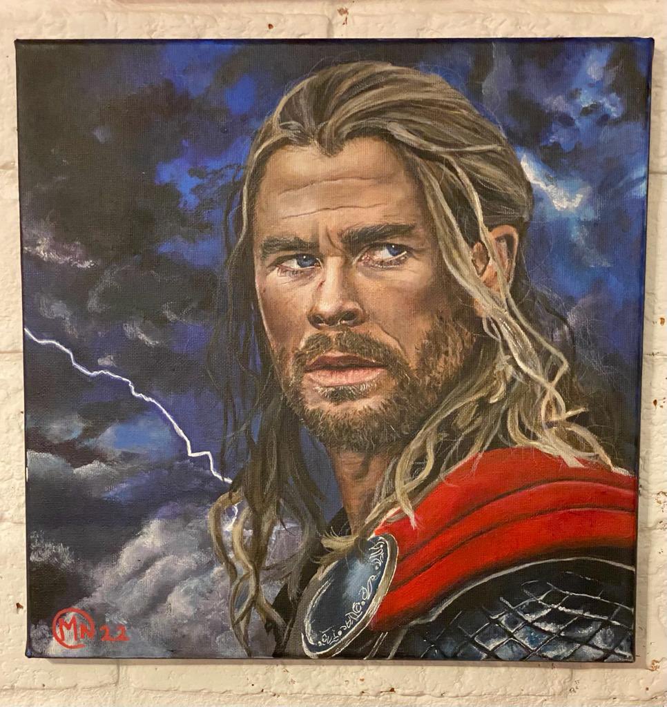 My 15yr old daughter has just completed the first of many in the #Marvel collection, my favourite #thor #chrishemsworth @chrishemsworth https://t.co/RK6mI00X1z