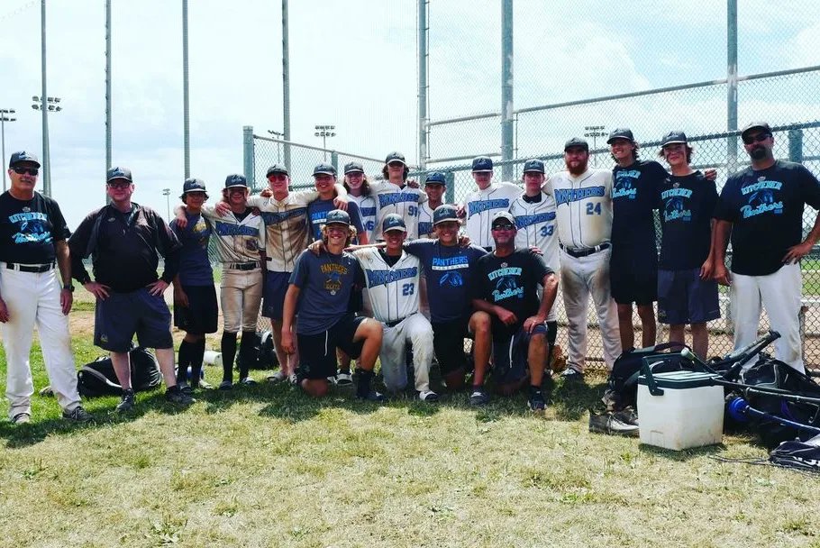 ThePBLO's tweet photo. Making it all the way to the semi-final, the Kitchener Panthers fell short of the ultimate prize. But not without a Top 3 finish at Elims, the best of any PBLO club! A great sendoff for a tight ball club. ๐
#ThePBLO | #KitchenerPanthers https://t.co/Ho7ZzHSxAQ