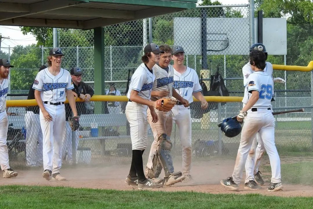 ThePBLO's tweet photo. Making it all the way to the semi-final, the Kitchener Panthers fell short of the ultimate prize. But not without a Top 3 finish at Elims, the best of any PBLO club! A great sendoff for a tight ball club. ๐
#ThePBLO | #KitchenerPanthers https://t.co/Ho7ZzHSxAQ