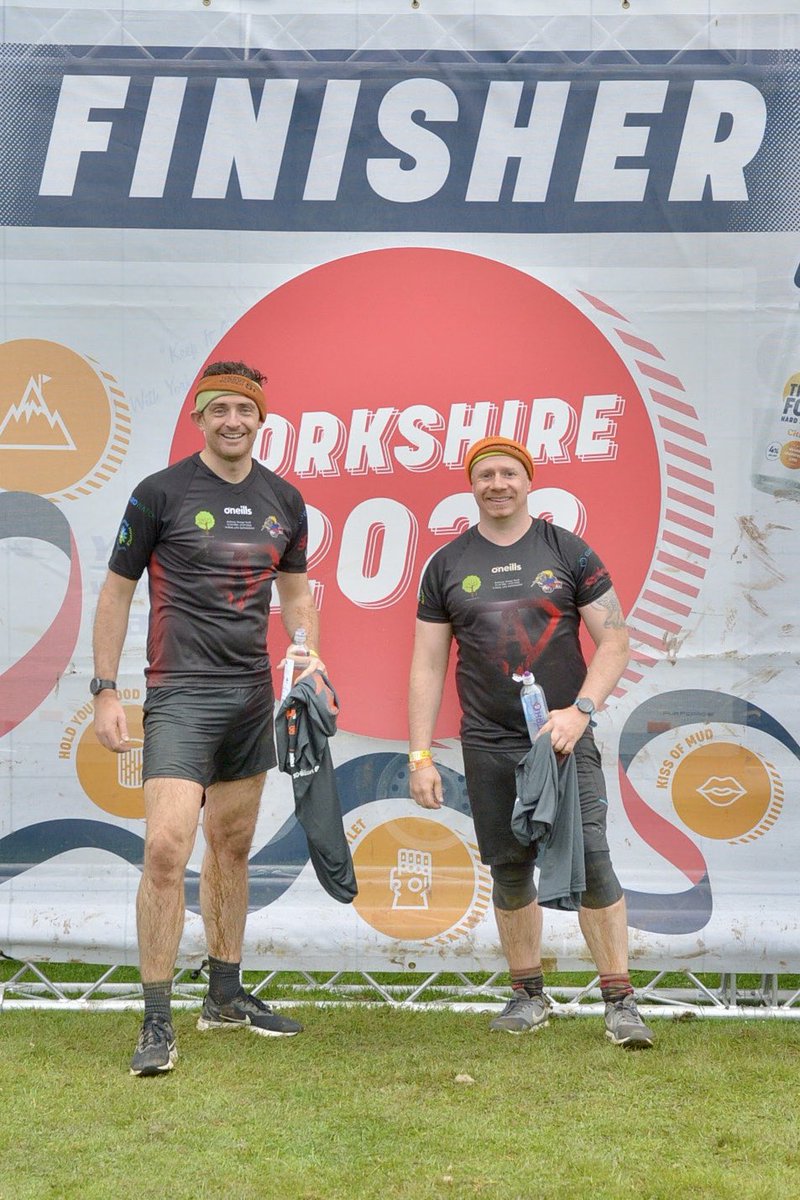 JohnKJArcher's tweet photo. Me and @utility_griff had a fantastic day tackling Tough Mudder Yorkshire on Saturday to kick off our programme of bonkers events to raise money for @wbhospice in memory of our friend, Ant Swift. 

To learn more or to sponsor us, please visit: https://t.co/rqfvjjRLDQ Thank you 🙇‍♂️ https://t.co/MCczoSLHgw